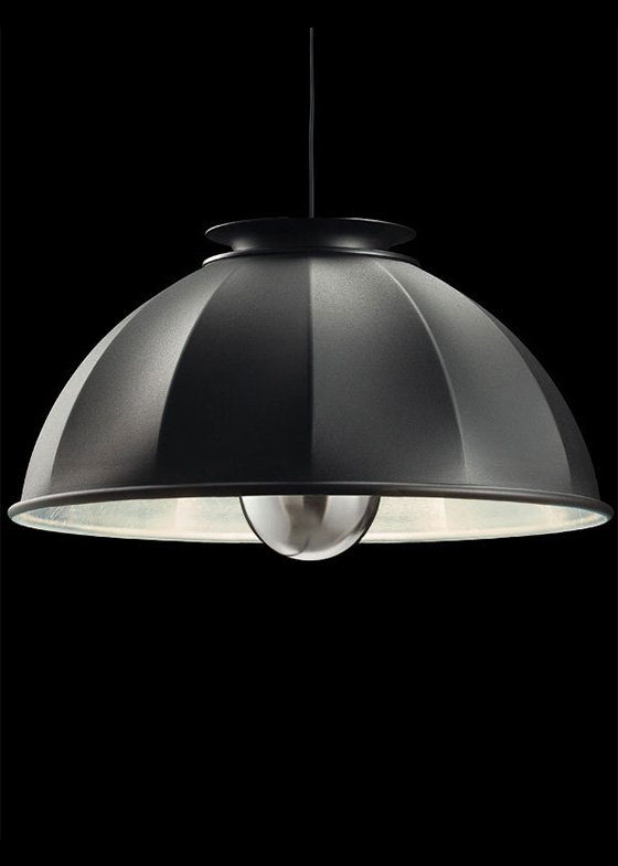 Fortuny-cupola-76-lamp-black-silver-leaf - rewire Cupola 76 from Fortuny Excluded by Mariano Fortuny