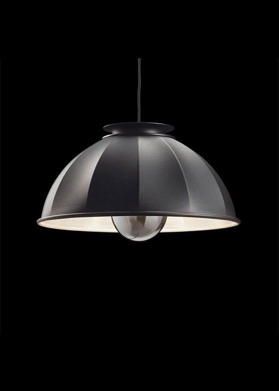 Fortuny-cupola-ceiling-lamp-black-white-leaf-update - rewire Cupola 63 from Fortuny Excluded by Mariano Fortuny