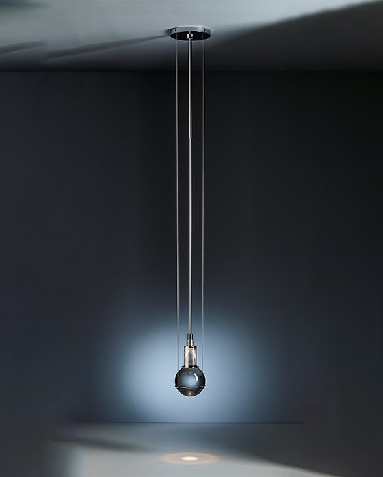 Hl3s81-led-1 - rewire Le Tre Streghe Hanging Lamp from Tecnolumen Excluded by Günter Leuchtmann