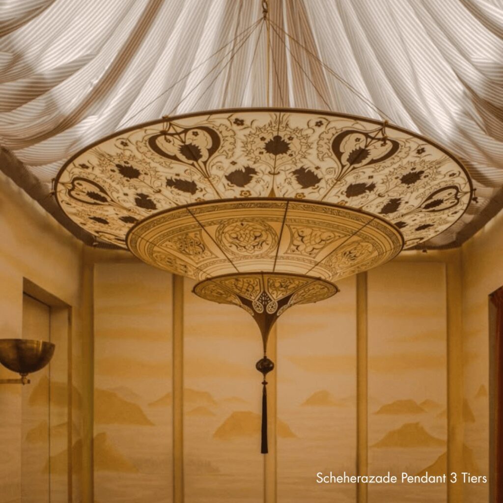 Scheherazade Pendant 3 Tiers - rewire Scheherazade Pendant 3 Tiers