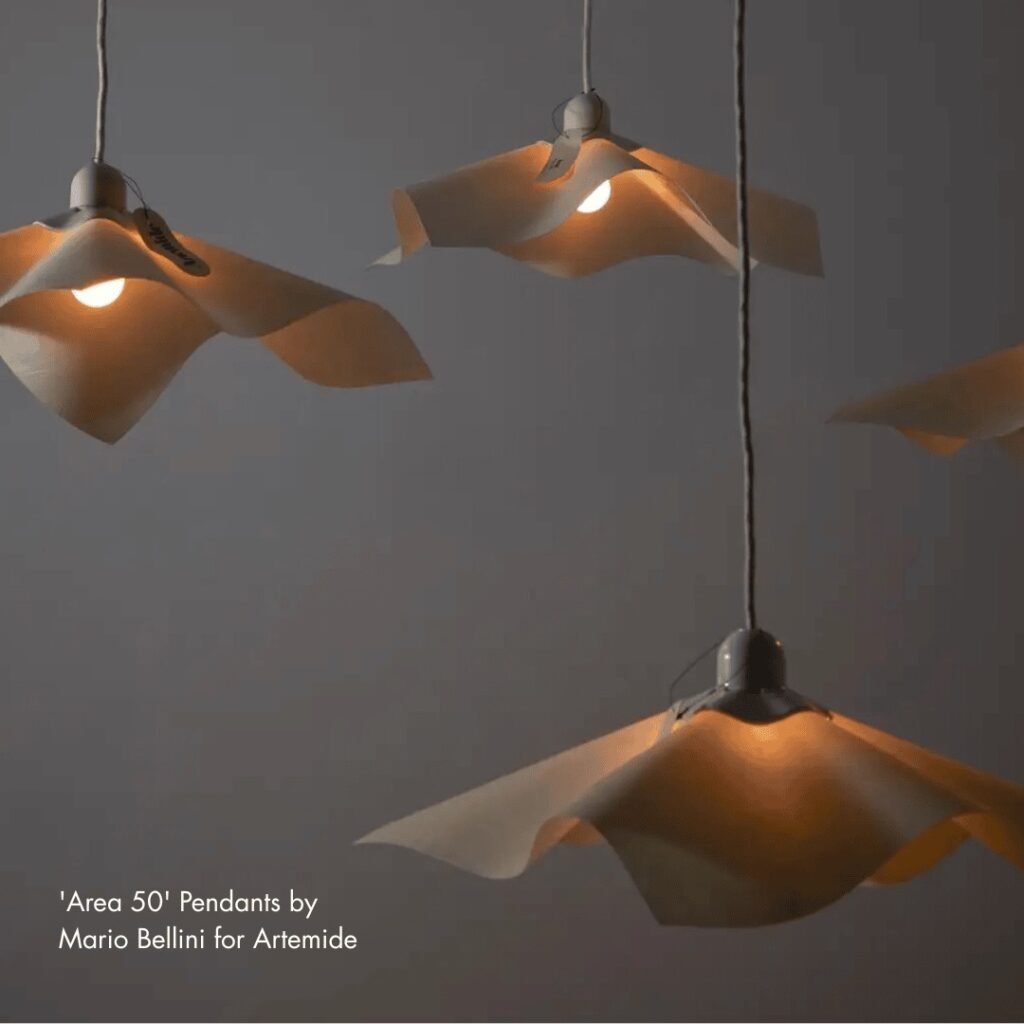 Area 50 Pendants by Mario Bellini for Artemide - rewire
