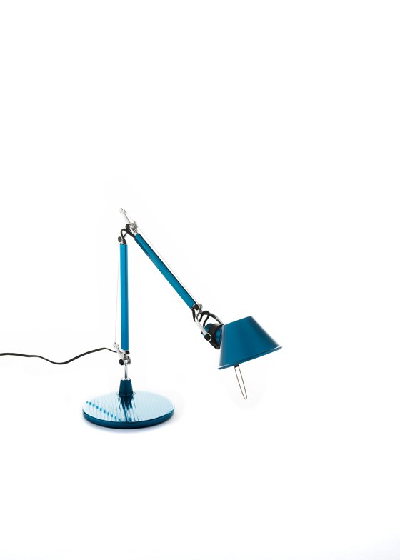 Rewire-artemide___micro-blue1 - rewire Tolomeo Micro from Artemide Table Lamps by Giancarlo Fassina