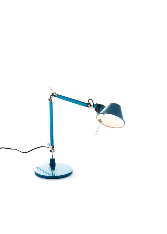 Rewire-artemide___micro-blue2 - rewire Tolomeo Micro from Artemide Table Lamps by Giancarlo Fassina