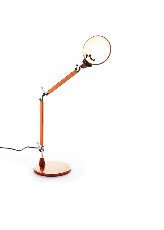 Rewire-artemide___micro-orange1 - rewire Tolomeo Micro from Artemide Table Lamps by Giancarlo Fassina