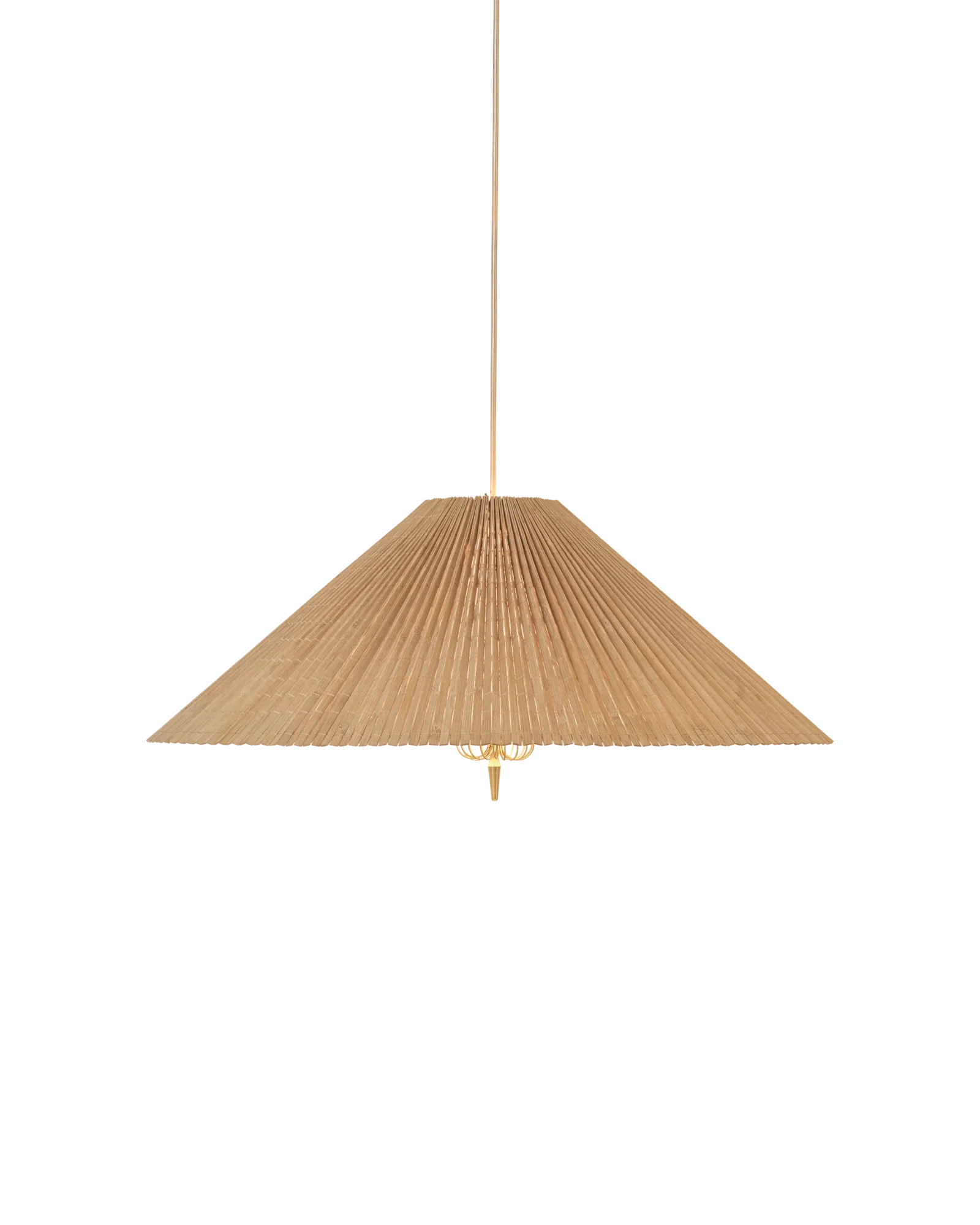 10119353_frt2_1972+pendant_bamboo+shade | rewire 1972 Pendant from Gubi Pendants & Chandeliers by Paavo Tynell