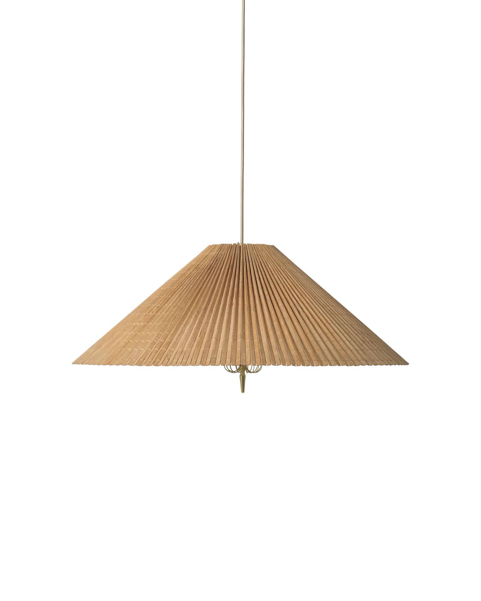 10119353_frt_1972+pendant_bamboo+shade | rewire 1972 Pendant from Gubi Pendants & Chandeliers by Paavo Tynell