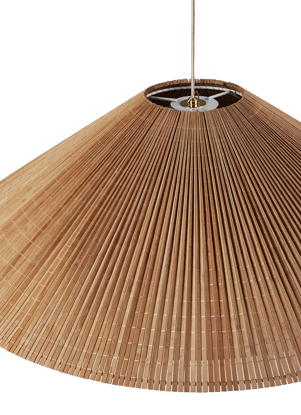 10119421_dtl_1972+pendant_90_bamboo+shade | rewire 1972 Pendant from Gubi Pendants & Chandeliers by Paavo Tynell