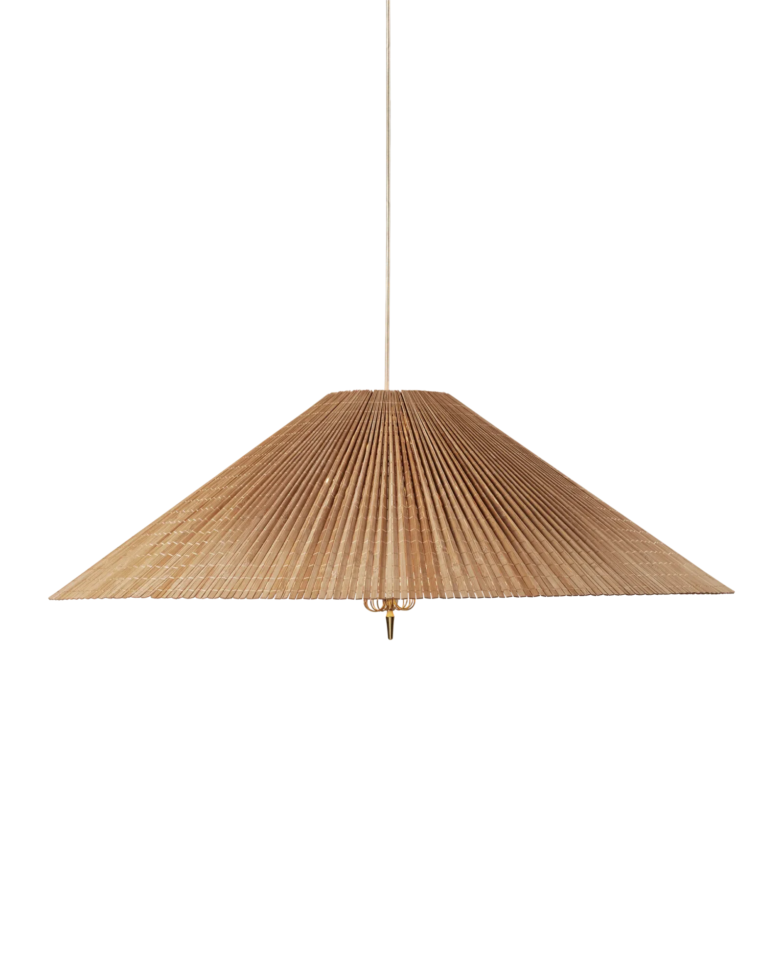 10119421_frt2_1972+pendant_90_bamboo+shade | rewire 1972 Pendant from Gubi Pendants & Chandeliers by Paavo Tynell