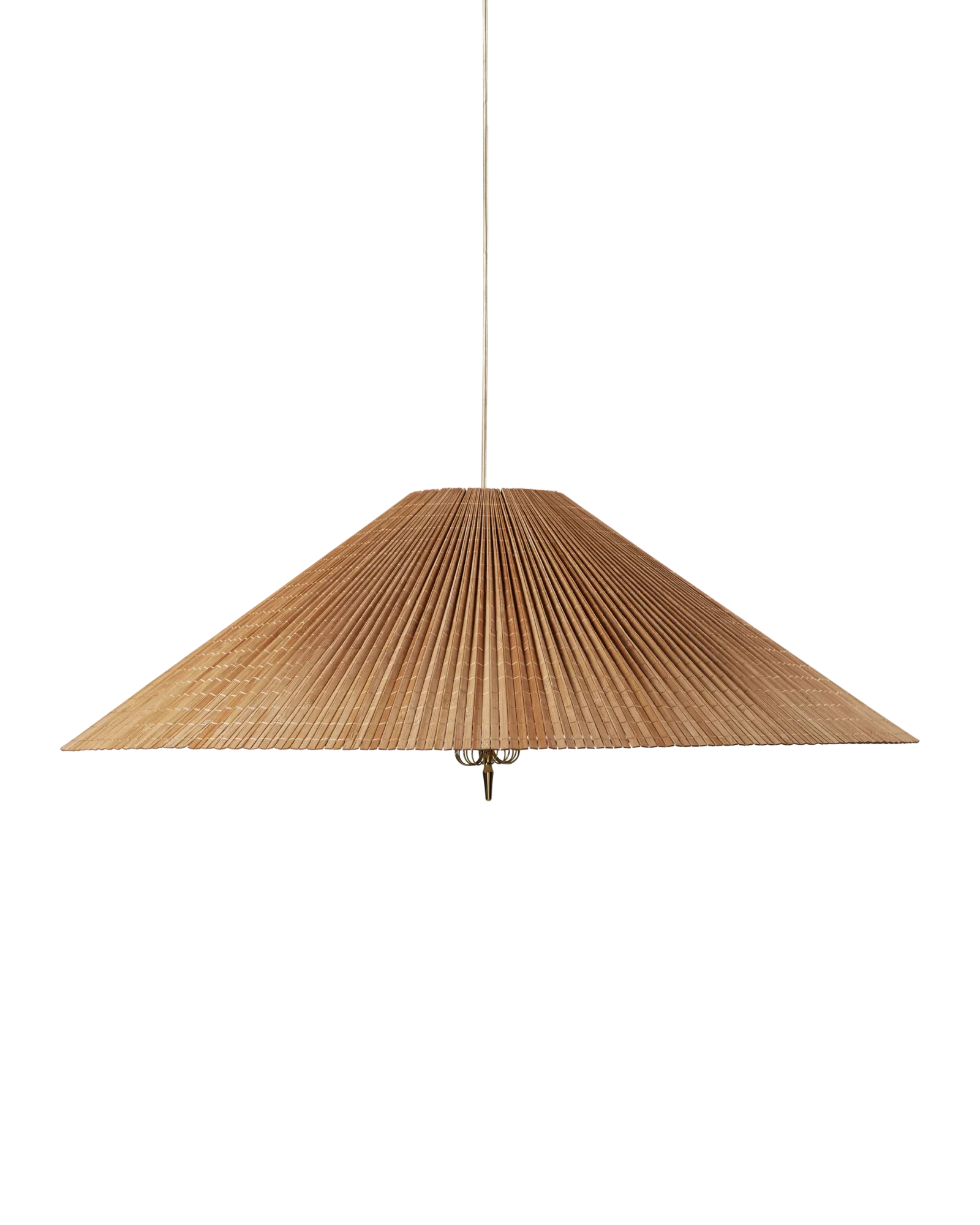 10119421_frt_1972+pendant_90_bamboo+shade | rewire 1972 Pendant from Gubi Pendants & Chandeliers by Paavo Tynell