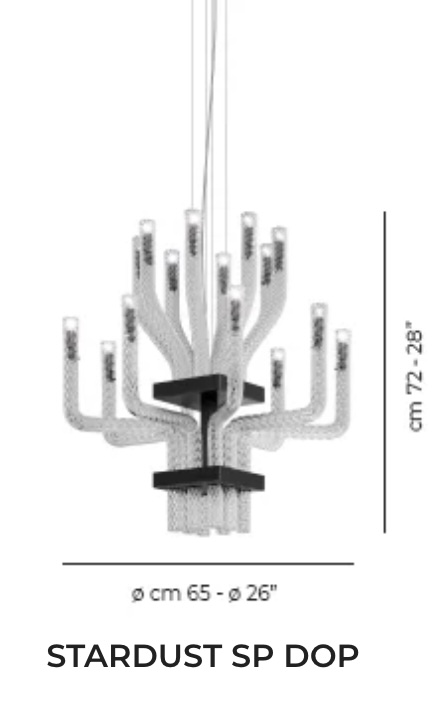 Screenshot - rewire Stardust Suspension from Vistosi Pendants and Chandeliers by Francesco Lucchese