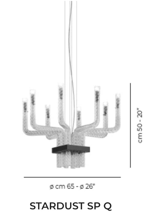 Screenshot - rewire Stardust Suspension from Vistosi Pendants and Chandeliers by Francesco Lucchese